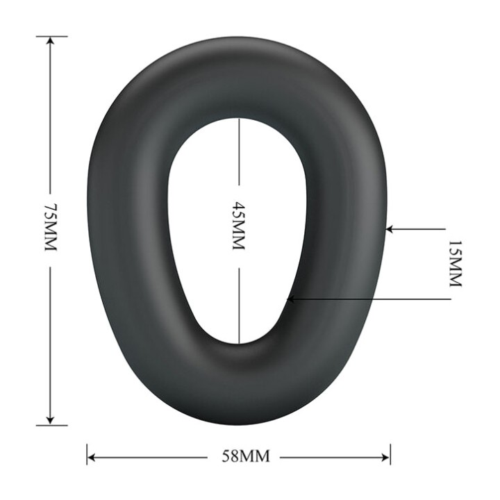 CRAZY BULL Silikonring extra mjuk för penis VESPER-55224