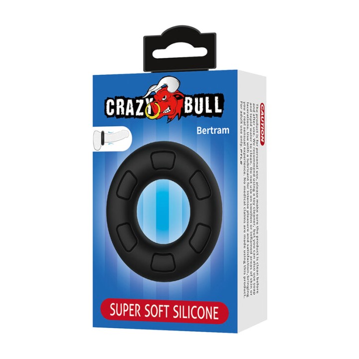 CRAZY BULL Inel pentru penis din silicione extra puțin dură