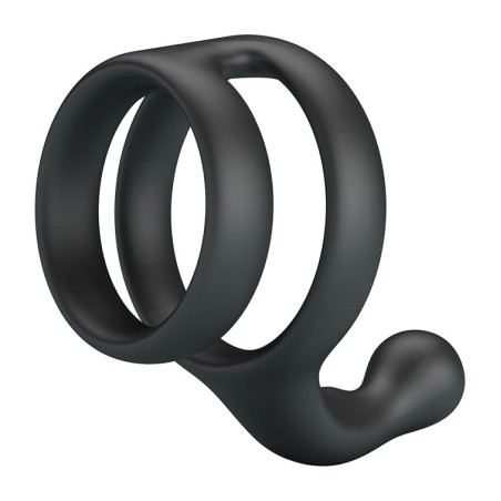 anillo doble para pene y testículos de silicona yancy