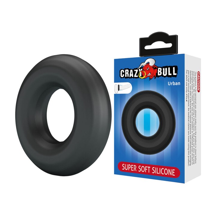 CRAZY BULL Silicone extra soft penis ring URBAN D-245988