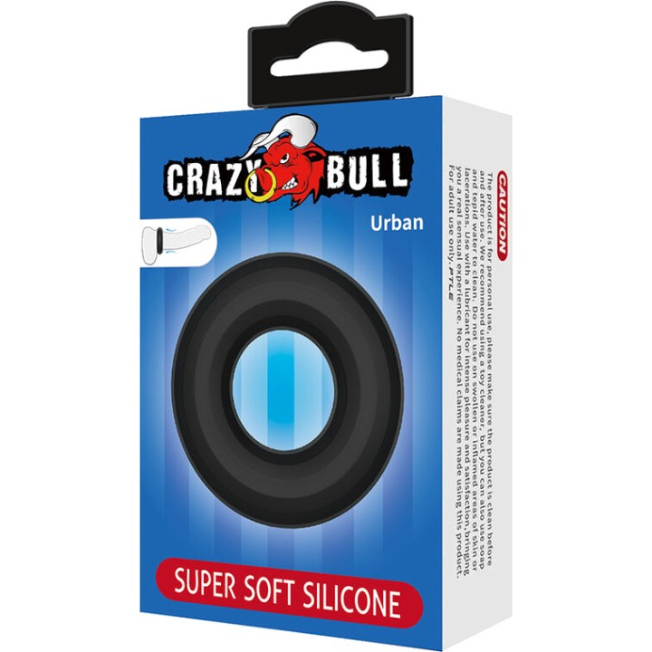 CRAZY BULL Silicone extra soft penis ring URBAN D-245988