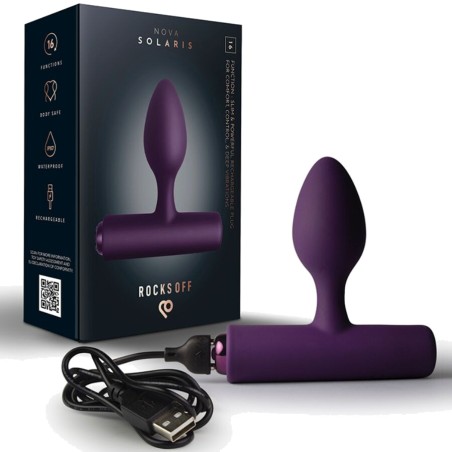 fine rechargeable anal vibrator with 16 functions nova-solaris