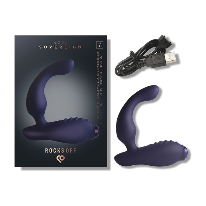 ROCKS-OFF Rechargeable 16-function prostate and perineum