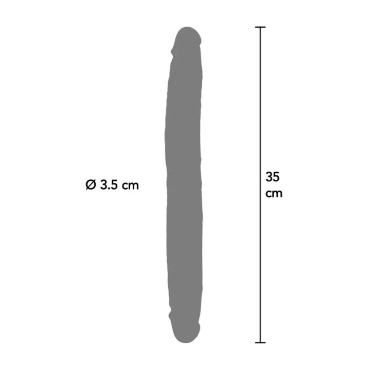 GET REAL Dildo double en silicone 35 CM D-244989