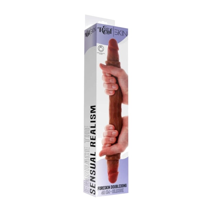 GET REAL Διπλός δίλντο από σιλικόνο 40 CM D-244990