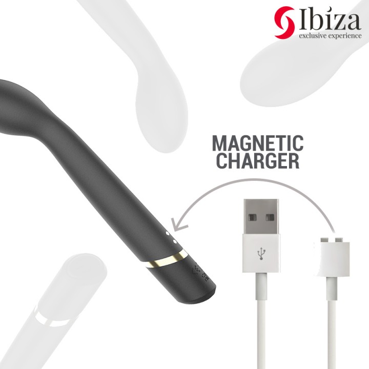 IBIZA TECHNOLOGY Rechargeable G-Spot Vibrator with 10