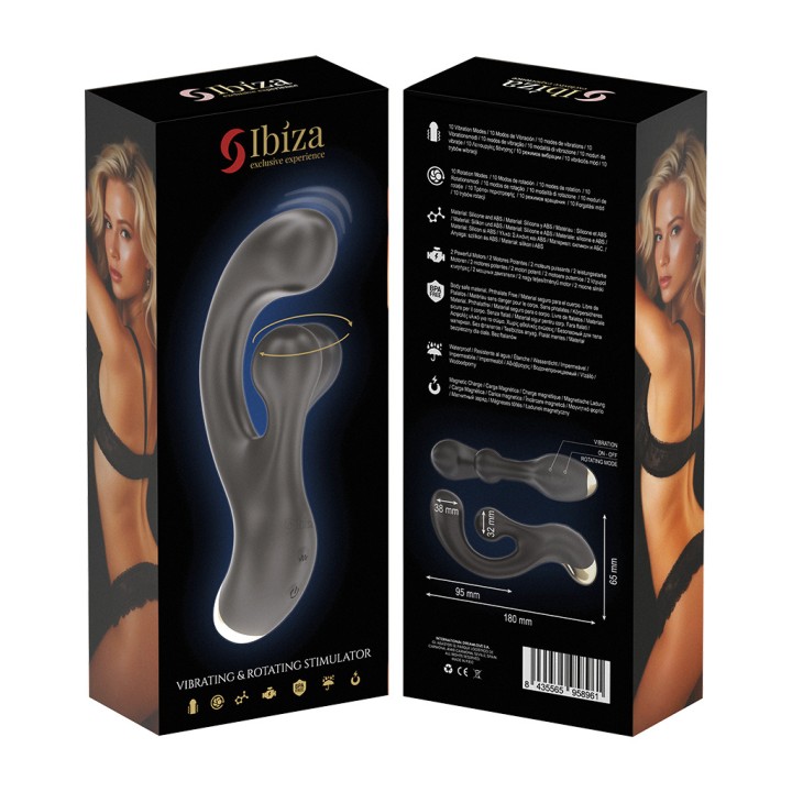 IBIZA TECHNOLOGY G-vibrátor és forgató stimulátor 53582