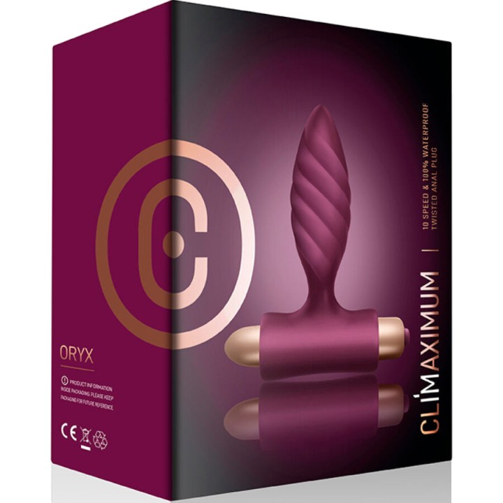 ROCKS-OFF Tangled anal plug CLIMAXIMUM-ORYX D-244512