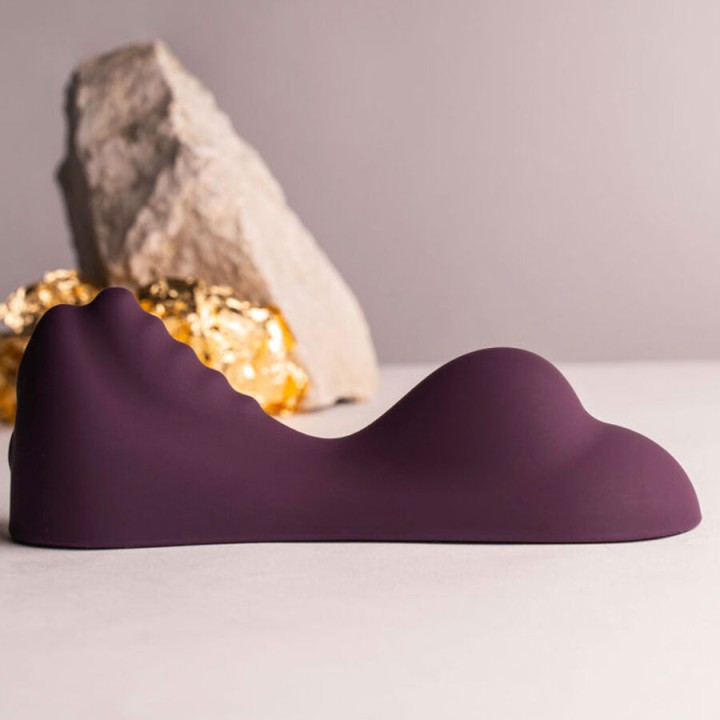ROCKS-OFF Vibrator sit-on stimulator clitoridian RUBY GLOW