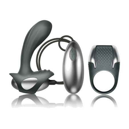 kit de bague pour pénis et masseur prostata avec câble climaximum-excite