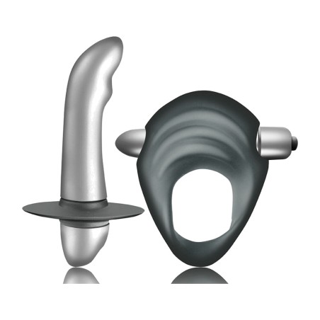 kit de anillo para el pene y vibrador prostático de iniciación climaximum-entice