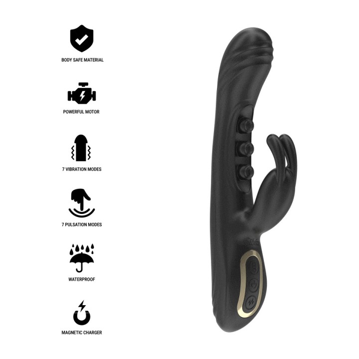 IBIZA TECHNOLOGY Rabbit-Vibrator mit Perlen und