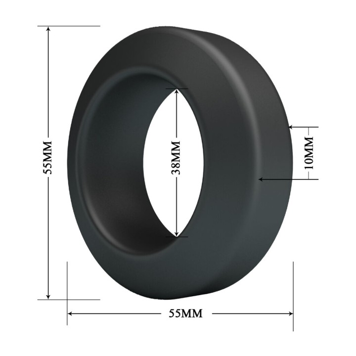 CRAZY BULL Silikonring für Penis Modell 9 BRODAN-52946