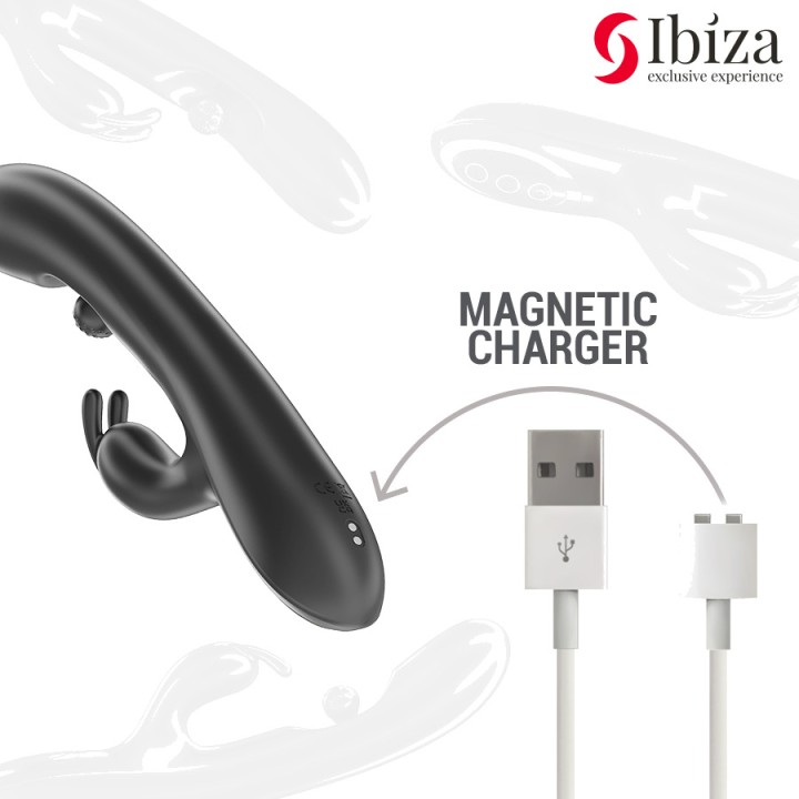 IBIZA TECHNOLOGY Starkes Rabbit-Vibrationsgerät mit