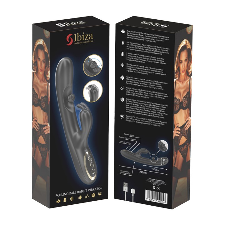 IBIZA TECHNOLOGY Vibrador rabbit potent amb perla