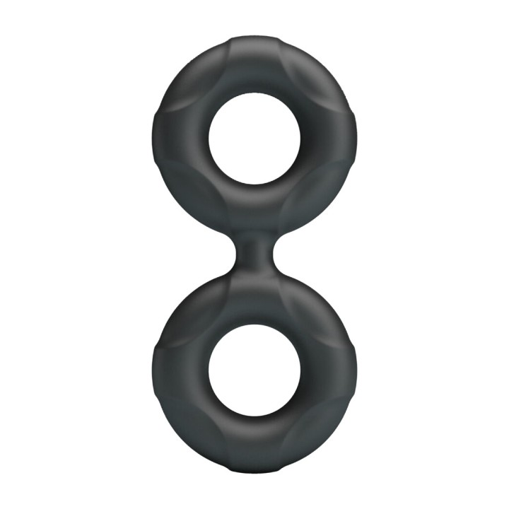 CRAZY BULL Dobbelt silikon ring for penis model 19