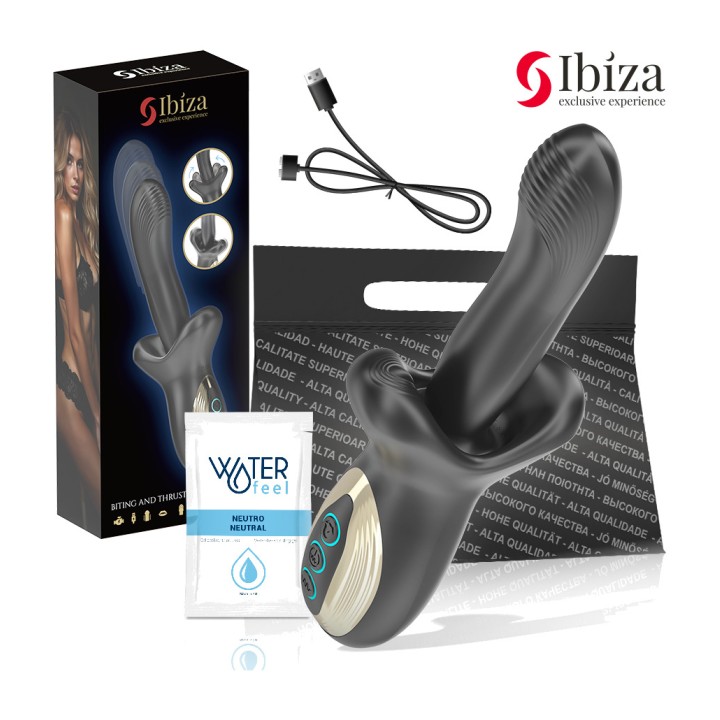 IBIZA TECHNOLOGY Starker Vibrierer mit Stoß- und Bisswirkung