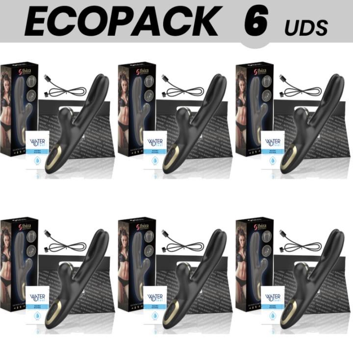 IBIZA TECHNOLOGY Conjunto de 6 vibradores coelho com ondas