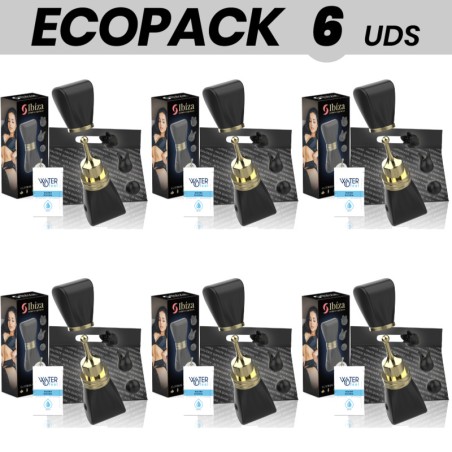 set van 6 stukken clitorismeest afgerond als strik met 3 koppen ecopack