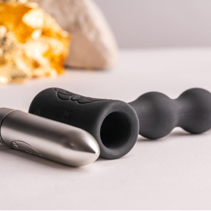ROCKS-OFF Anal plug with vibration PETITE-SENSATIONS-PEARLS