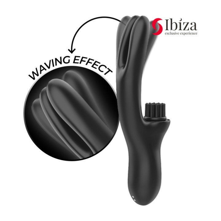 IBIZA TECHNOLOGY Vibrador rabbit amb cepill per al clítoris