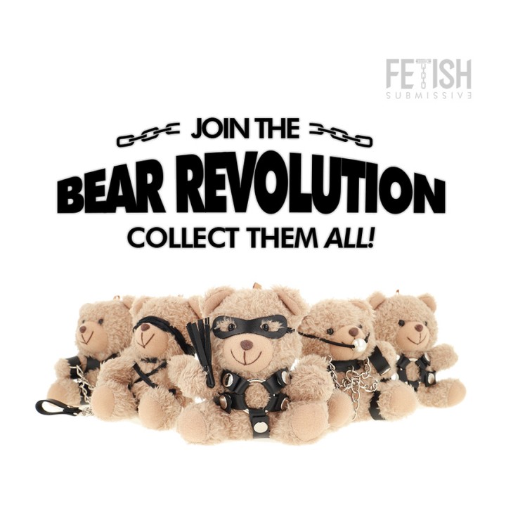 FETISH SUBMISSIVE BDSM joke plush bear model 2 TED D-242102
