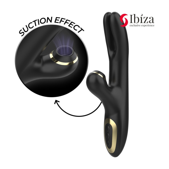 IBIZA TECHNOLOGY Rabbit vibrator with clitoral suction and