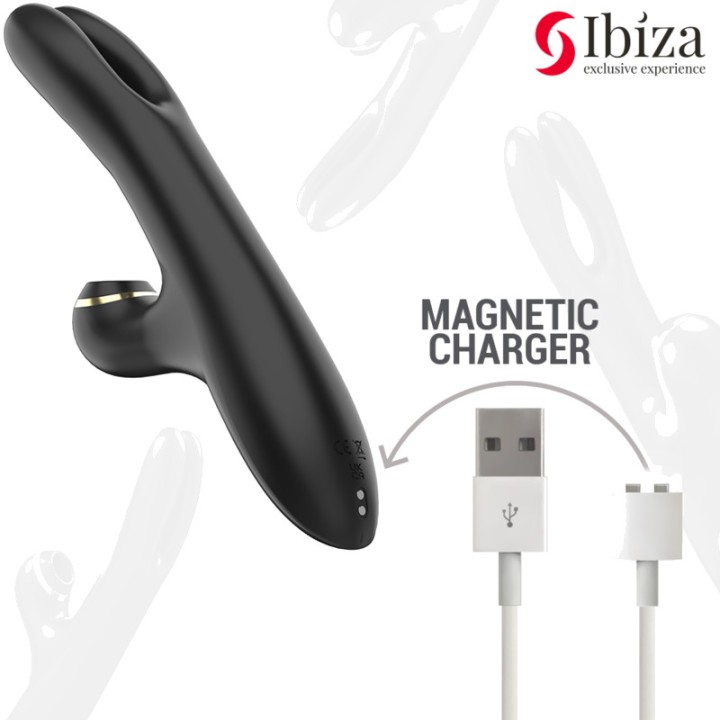 IBIZA TECHNOLOGY Rabbit vibrator with clitoral suction and