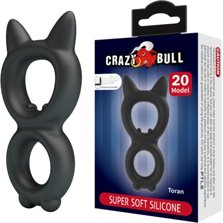 anillo doble de silicona para pene modelo 20 toran