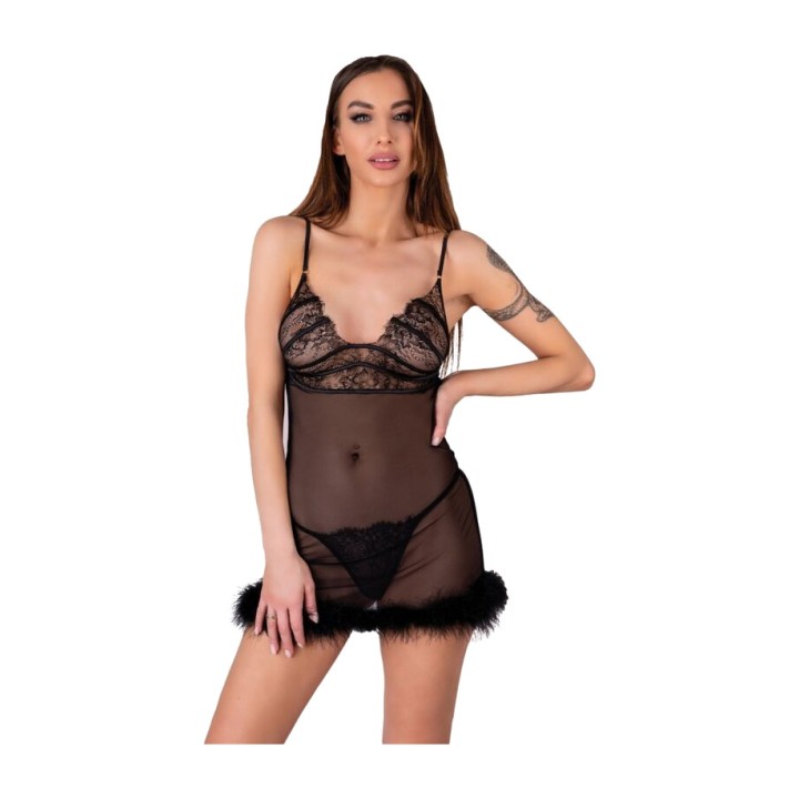 LIVCO CORSETTI FASHION Body short com conjunto de tanga