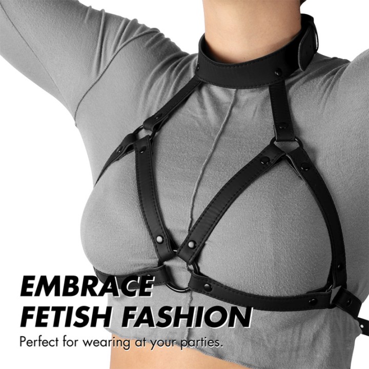 FETISH SUBMISSIVE Arnés de pecho ajustable BONDAGE-45583