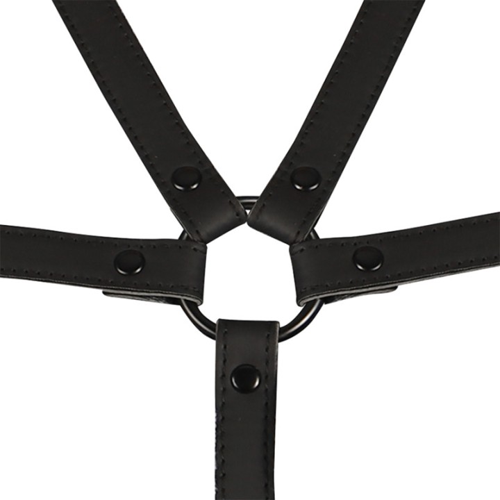 FETISH SUBMISSIVE Ceinture de torse et bras ajustable