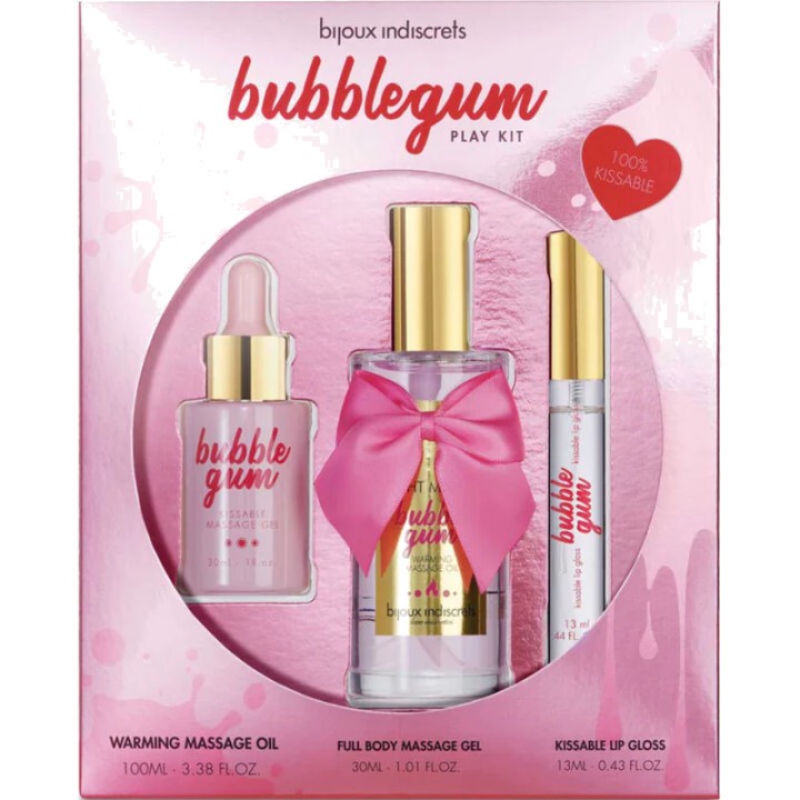 BIJOUX INDISCRETS Kit com óleo de massagem gel e brilho