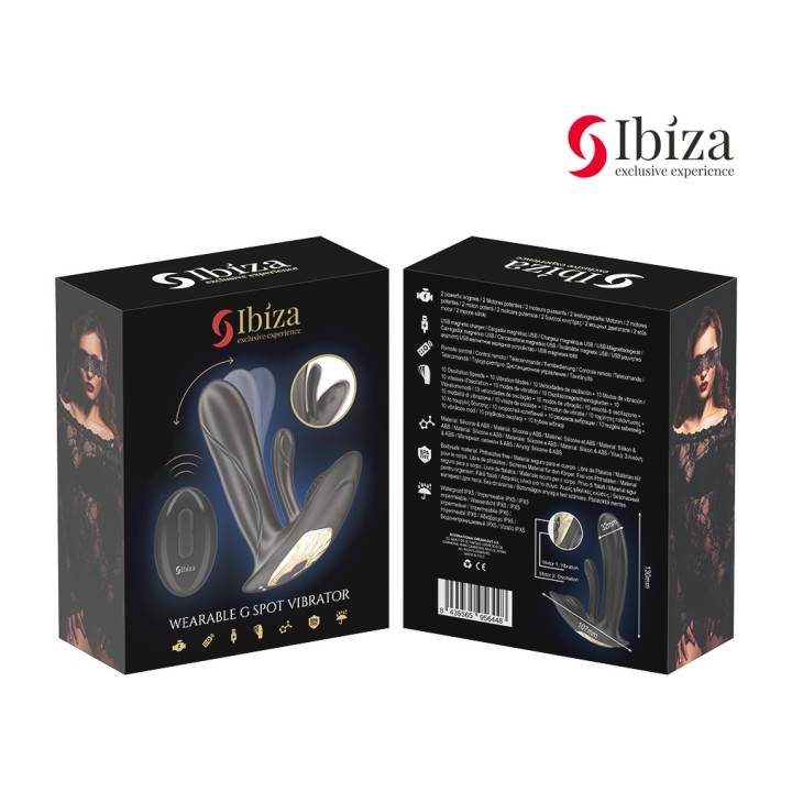 IBIZA TECHNOLOGY Wearable G-spot and clitoris vibrator with