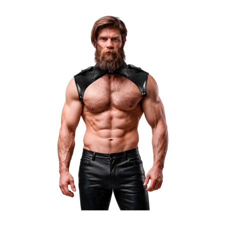 nekband voor mannen van microbuitengeleerd leer met adjustable size attitude-brigade