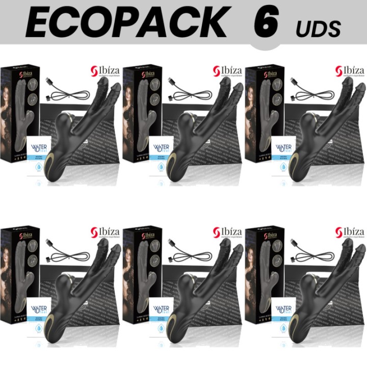 IBIZA TECHNOLOGY Kit com 6 vibradores coelho potentes dupla