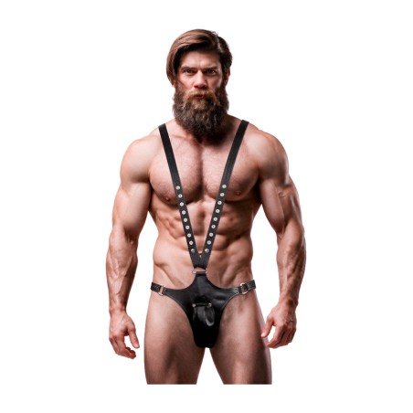 v-form-körpergurt für männer aus kunstleder attitude-43723