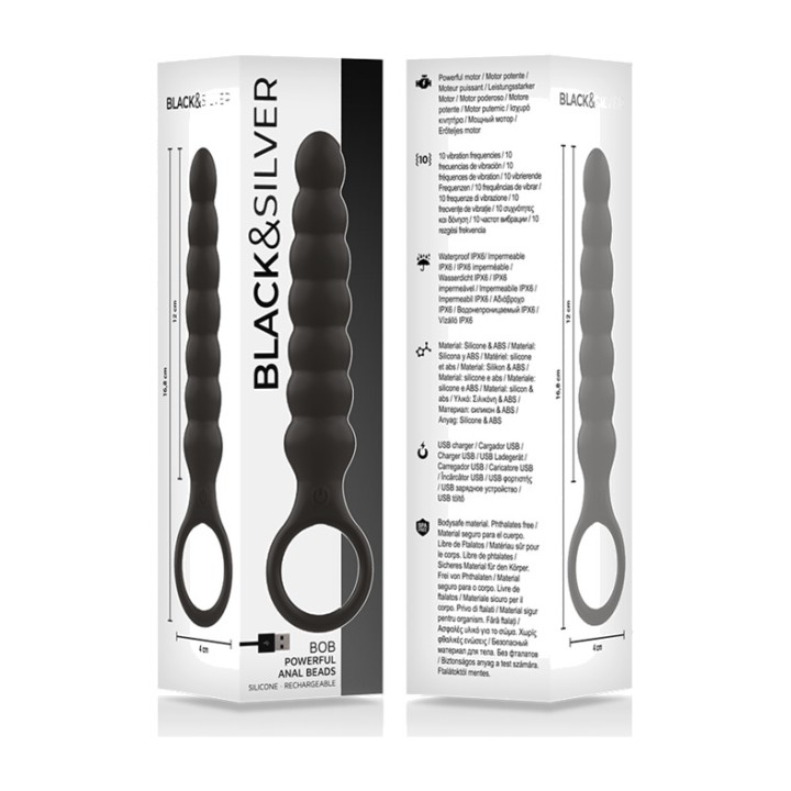 BLACKSILVER Erős szilíciumos analizator vibrátor BOB