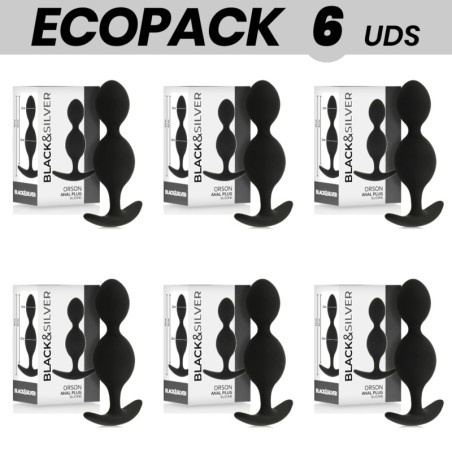 kit com 6 correntes de bolas anais ecopack orson 9 cm