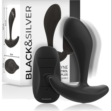 plug anal vibrator de silicione cu control remote dwayne-43304