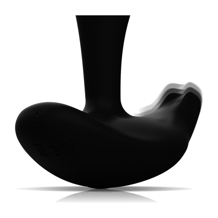 BLACKSILVER Analvibratør af silicon med fjernstyrende
