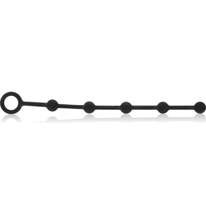 BLACKSILVER Rosario anal van beginners in silicon KORG 21 CM