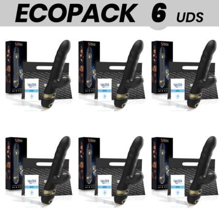 pack of 6 clitoral suction vibrators with vertical movement ecopack up down