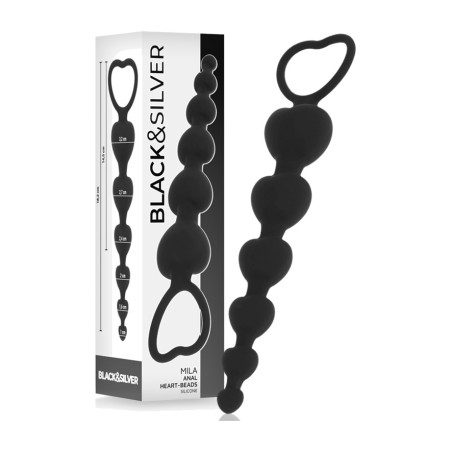 ketting van hartjes mila 18 cm