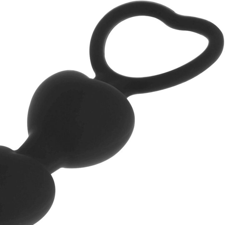 BLACKSILVER Cadena anal de coraços MILA 18 CM D-234778