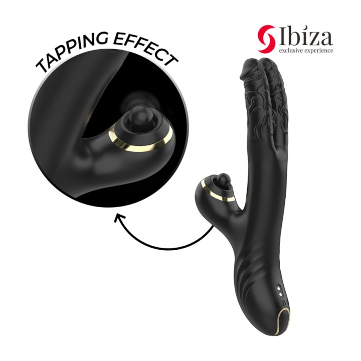 IBIZA TECHNOLOGY Sterk rabbit-vibrator met dubbele wave