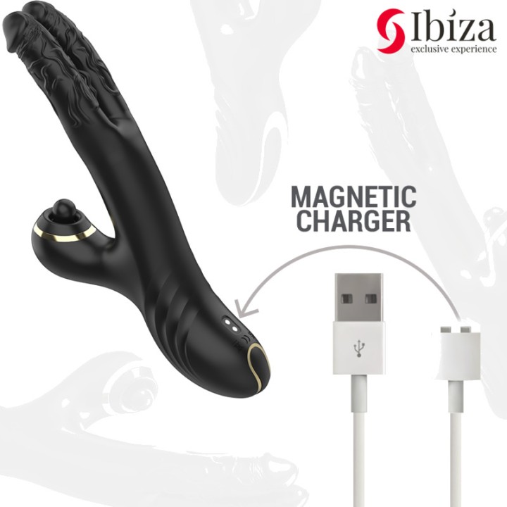 IBIZA TECHNOLOGY Vibrateur lapin puissant avec double