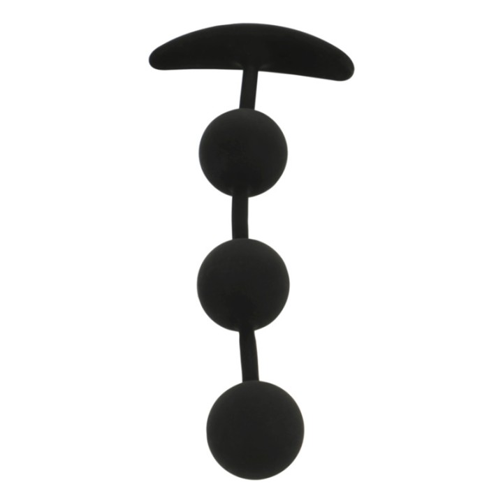 BLACKSILVER Rosario anal de silicone com 3 esferas HARRY 14