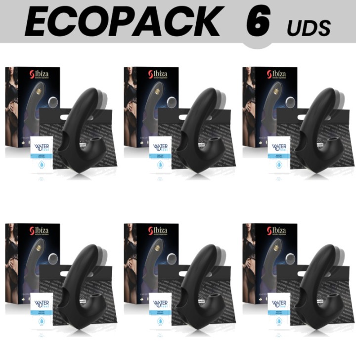IBIZA TECHNOLOGY Pack de 6 vibromasseurs et aspirateurs