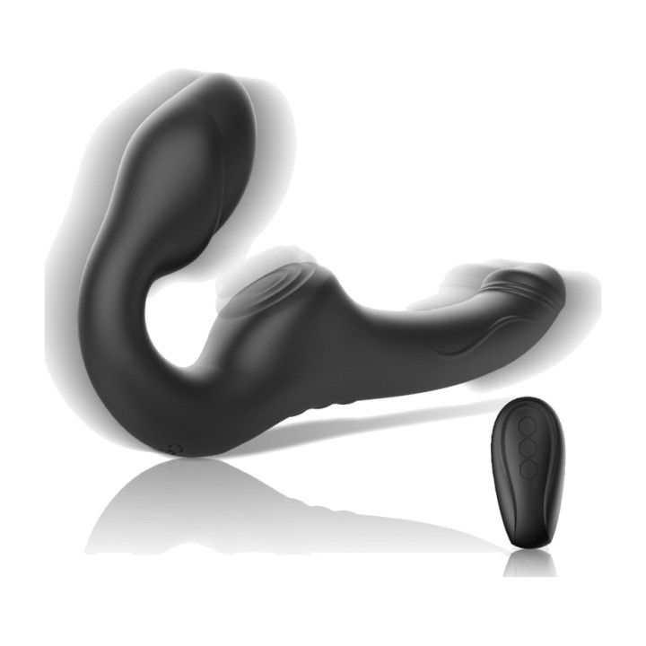 IBIZA TECHNOLOGY Vibrator strapless with pulsator and remote